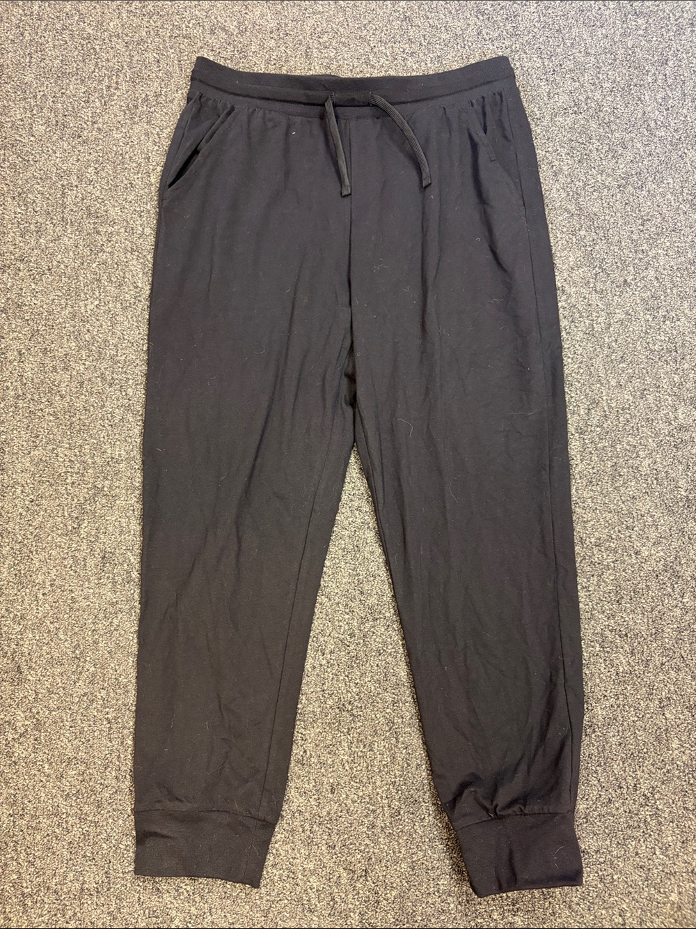 tek gear Black Men's Jogger Pants - Drawstring Waist